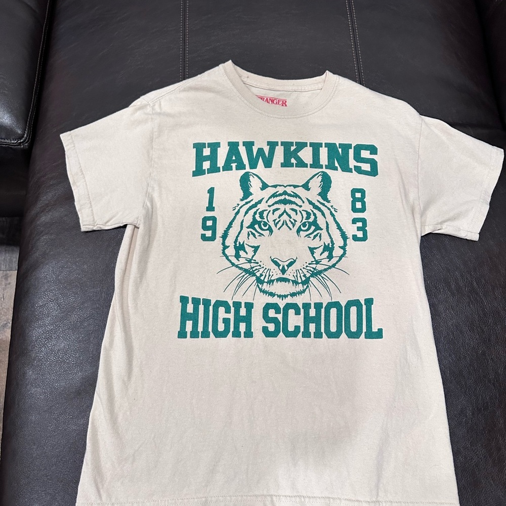 Strangers Things Hawkins High School T-shirt